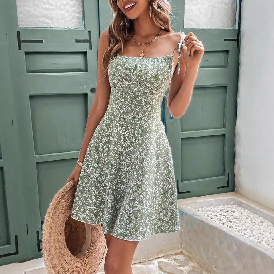 Women's Summer Strap Beach Short Dress