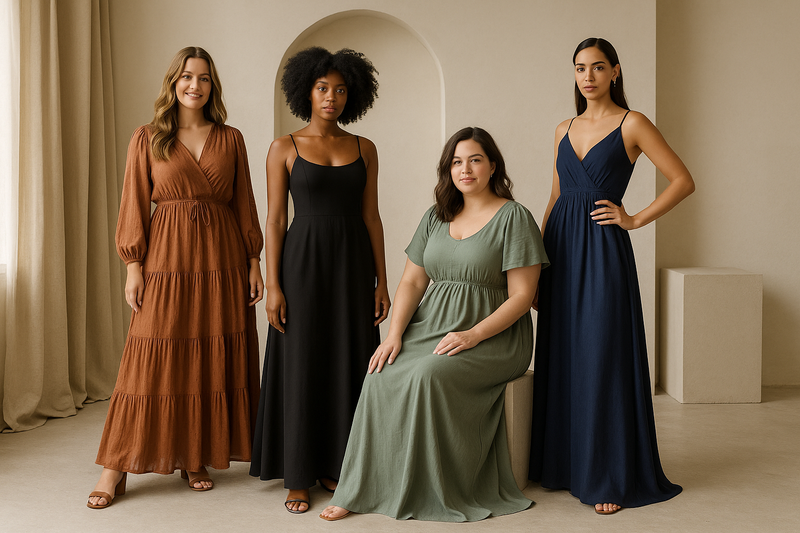 Our mission with maxi dress Image