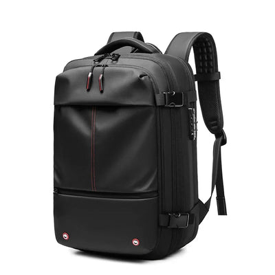 Travel Men 17.3 inch Laptop Backpack vacuum compression Backpack