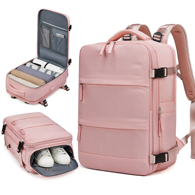 Women's Bag Large Capacity Journey Multifunction Backpack With Shoe