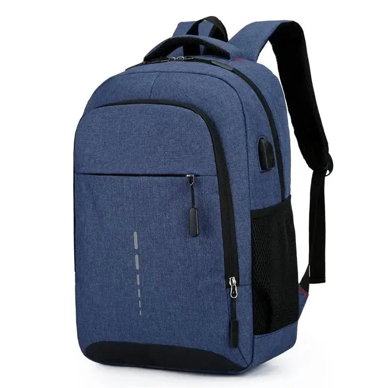 Classic Men Waterproof Backpack USB Charging Casual Travel Backpack