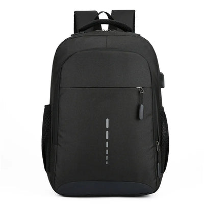 Classic Men Waterproof Backpack USB Charging Casual Travel Backpack